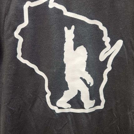 Wisconsin Sasquatch T-Shirt - Black & Gray